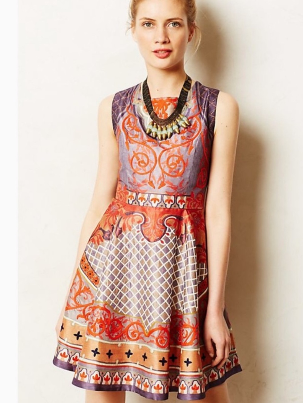 Stunning Anthropologie Pankaj & Nidhi Twilight Temple Dress.